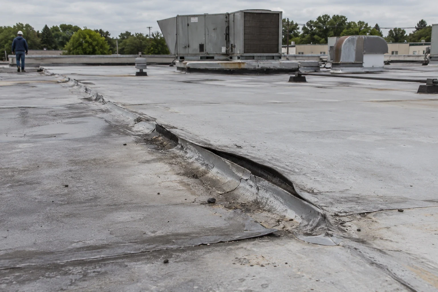 Roof Seam Failure Repair in Norman, OK
