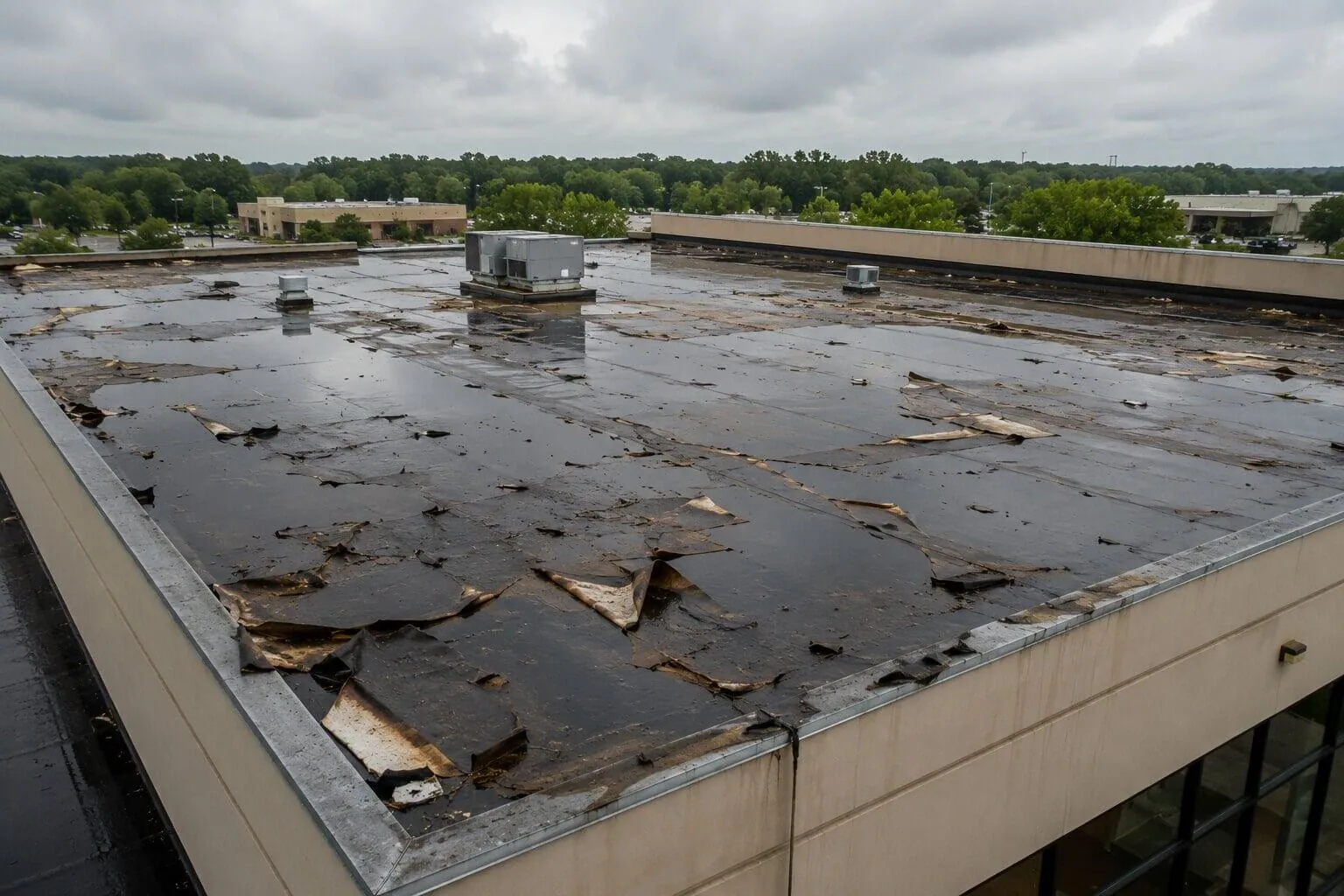Wind Damage Roof Repair in Norman, OK