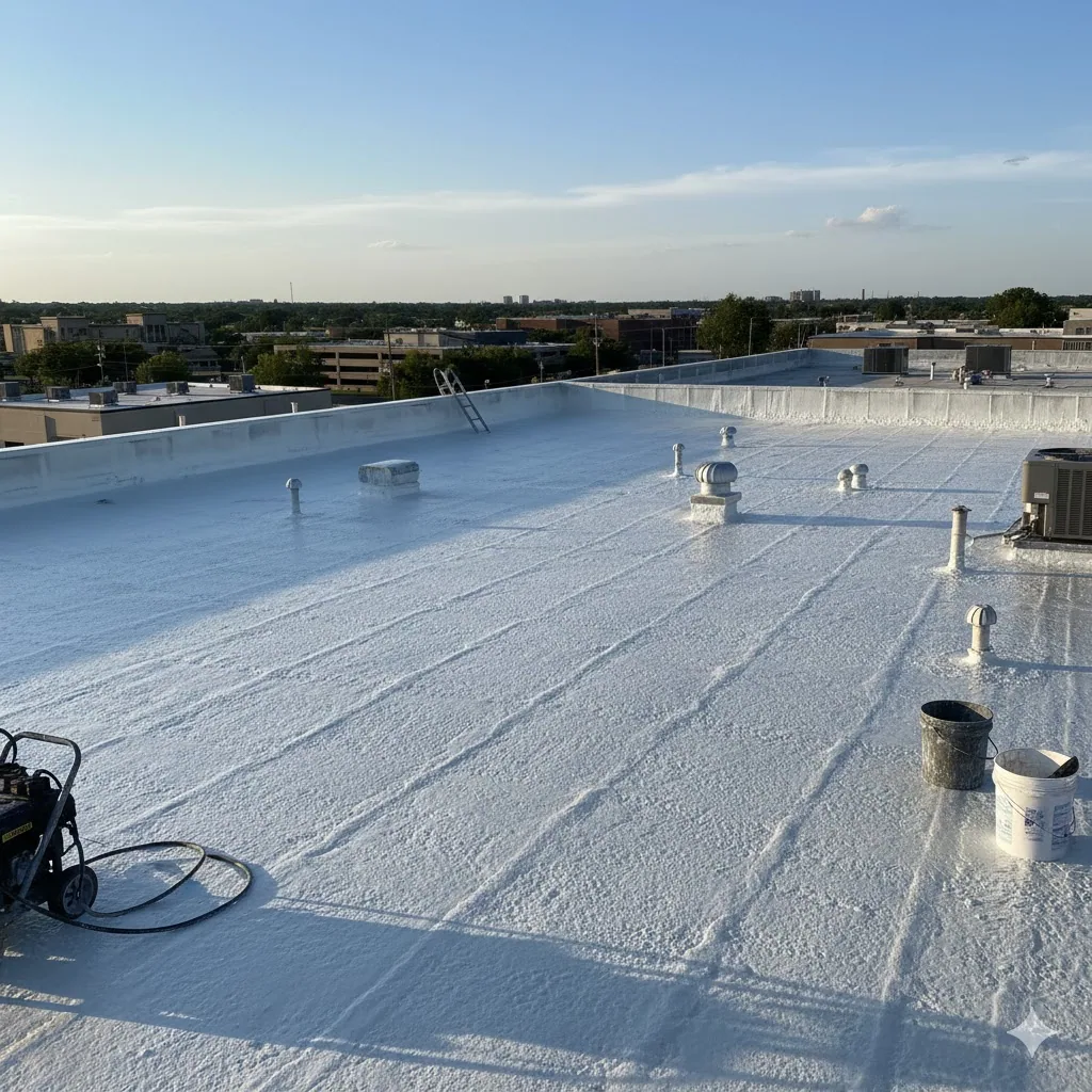 Spray Polyurethane Foam Roofing in Norman, OK Spray Polyurethane Foam Roofing in Norman, OK