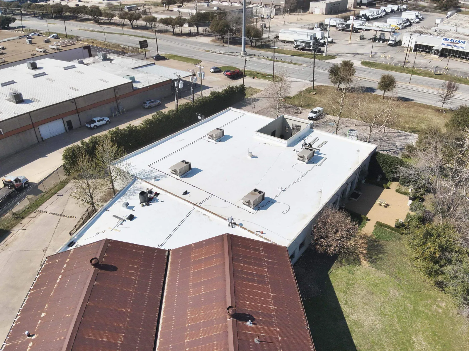 Program roof layer corrections